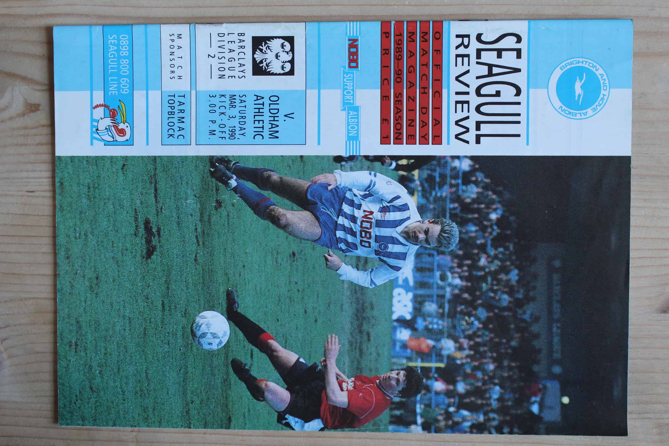 Brighton & Hove Albion FC v Oldham Athletic FC